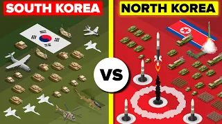 SOUTH KOREA vs NORTH KOREA - 2024 Military/Army Comparison