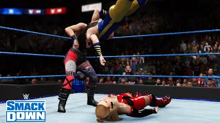 WWE 2K20 SMACKDOWN TAMINA & NATALYA VS NIKKI A.S.H. & RHEA RIPLEY