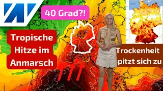 Hitze-Klatsche haut Deutschland um! Ab dem Wochenende flutet tropische Luft weite Teile Europas!