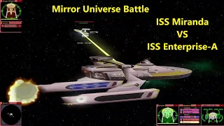 ISS Miranda vs ISS Enterprise-A | Both Sides | Mirror Universe Battle | Star Trek Bridge Commander |