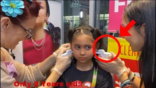 9 YEAR OLD AVA GETS A SECOND PIERCING WITH HER BESTIES!