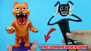 Cartoon cat-dog, SCP 3166 Garfield | Sculpt Creations of Trevor Henderson and the SCP object