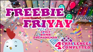 🌺🎉FREEBIE FRIYAY 🎉🌺 4 Challenges Completed | Spicy Bomb | Etsy Happy Mail Haul @travelingchief95