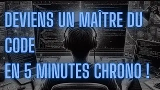 Deviens un maître du code en 5 minutes chrono !