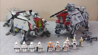 COMPARISON: Lego Star Wars 2003 AT-TE VS 2022 AT-TE!!