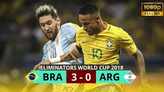 BRAZIL PLAYS A SHOW AND NEYMAR HUMILIES MESSI'S ARGENTINA