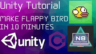 Unity tutorial - Make Flappy Bird in just 10 minutes [2022 UPDATED]