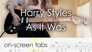 Harry Styles - As It Was | Guitar cover w/play-along tabs + download