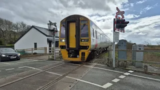 Talwrn Bach Level Crossing, Gwynedd (27/03/2024)