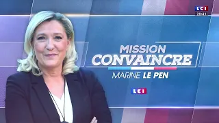 Marine Le Pen, le replay intégrale de Mission Convaincre