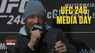 Conor McGregor UFC 246 Media Day Press Conference | ESPN MMA