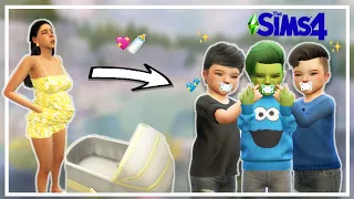 none of these toddlers are ADOPTED!! || Sims 4 Occult Baby Challenge #2