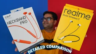 CMF by Nothing Neckband Pro VS realme Buds Wireless 3 Neckband ⚡⚡ Detailed Comparison ⚡⚡