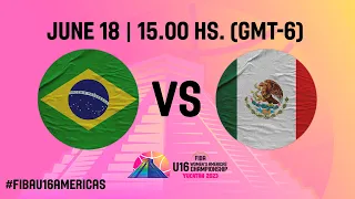 Brazil v Mexico | Full Basketball Game | FIBA U16 Women's Americas Championship 2023