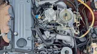 Про двигатель M102 Mercedes Ke-Jetronic . Нюансы, мехвпрыск, датчики