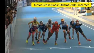 60th RSFI NATIONAL 2022: Junior Girls (14-17 yrs) Quads 1000 mt Rink Final race