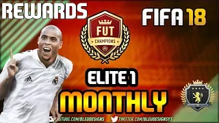 FIFA 18 | ELITE 3 WEEKLY + ELITE 1 MONTHLY FUT CHAMPIONS REWARDS! | WALKOUT INFORM PACKED!