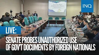 LIVE: Senate probes unauthorized proliferation and use of gov't documents by foreign nationals