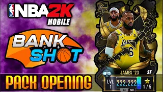 BANK SHOT CHAOS DIAMOND LEBRON JAMES DUOS!! | NBA 2K Mobile S5 Duos