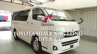 2012 5 TOYOTA HIACE VAN LONG SUPER GL  280367