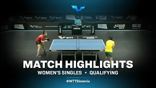 Mateja Jeger vs Qian  Yang | WTT Contender Laško 2021 | WS | Qual