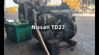 Nissan TD27 2.7-liter Diesel Engine Start Up