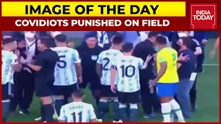 Covidiots Punished On Field: Match Stopped By Health Officials | Image Of The Day