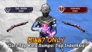 Namatin Weapon Glory Free Fire Push Dari Top Kota Sampai Top Indonesia M1887 - BR Ranked