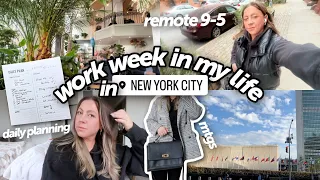 work week in my life | 9-5 wfh in nyc! second week of my new job, daily plan, how I'm adjusting