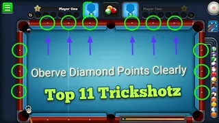 Top 11 Trickshots With Fanatic Cue - 8 Ball Pool