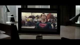 Christian Bale Watches the Batman v Superman Comic-Con Trailer
