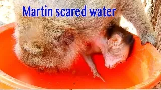 Baby Martin Lookin So Scared Water & Missing His Mama Malina Ever Put His Head Into Water