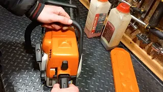 STIHL MS180 - сама чиста техніка за весь час ремонту