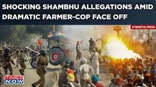 Shambhu Shocker: Para, Haryana Cops Attacked Farmers Camp In Punjab? Protesters Allege This| Watch