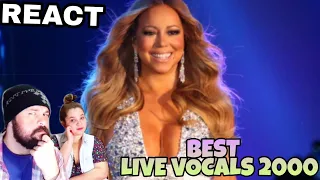 VOCAL COACHES REACT: MARIAH CAREY - BEST LIVE VOCALS 2000s (PART 1)