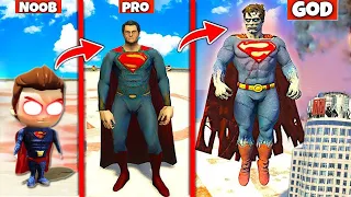 Upgrading NOOB SUPERMAN Into THE GOD SUPERMAN In GTA 5!