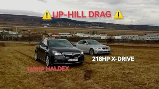 Bmw 525i ❗X-drive❗218 hp vs. Insignia❗4x4 ❗163 hp ⚠️Up Hill Drag Race⚠️