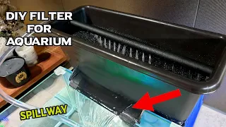 DIY Aquarium Filter Box With Spillway