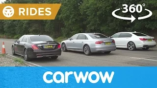 BMW 7 Series vs Mercedes S-Class vs Audi A8 360 DRAG RACE 2017 | Passenger Rides