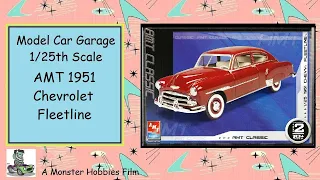 Model Car Garage - 1951 Chevrolet Fleetline Model Kit By AMT - A Model Car Unboxing Video