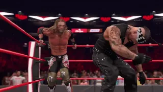 WWE 2K22 Undertaker vs Edge tournament 2