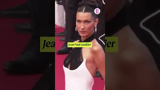 Bella Hadid usa roupa transparente em Cannes #shorts