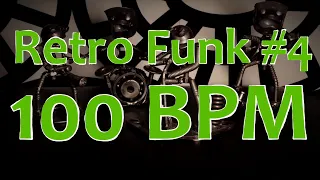 100 BPM - Retro Funk Beat #4 - 4/4 #DrumBeat - #DrumTrack - Funk Drum beat 🥁🎸🎹🤘