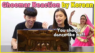 'Ghoomar' Reaction by Korean｜Deepika Padukone｜Ranveer Singh | Padmaavat | Foreigners Reaction