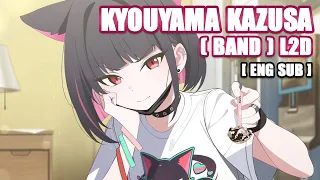 [Blue Archive] Kyouyama Kazusa (Band) L2D [ENG Sub]