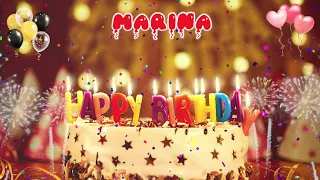 MARINA Birthday Song – Happy Birthday Marina С Днем рожденья тебя