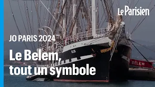 JO Paris 2024 : l’histoire du Belem, le voilier mythique qui va convoyer la flamme jusqu’à Marseille