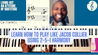 Learn How To Play Jazz Chords Like Jacob Collier - "Carolina In My Mind" PIANO TUTORIAL