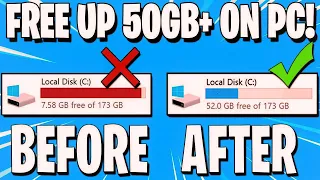 How to FREE UP Disk Space on Windows 11/10/8/7