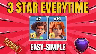 How I Became The Best 3 Star Attacker In My Clan Using This Army (Clash of Clans)